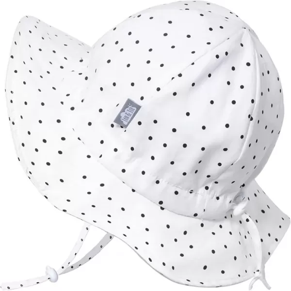 imageJAN ampamp JUL Adjustable Cotton Floppy SunHat with 50 UPF ProtectionDots