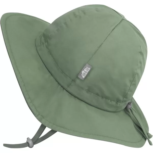 imageJAN ampamp JUL Adjustable Cotton Floppy SunHat with 50 UPF ProtectionJuniper Green