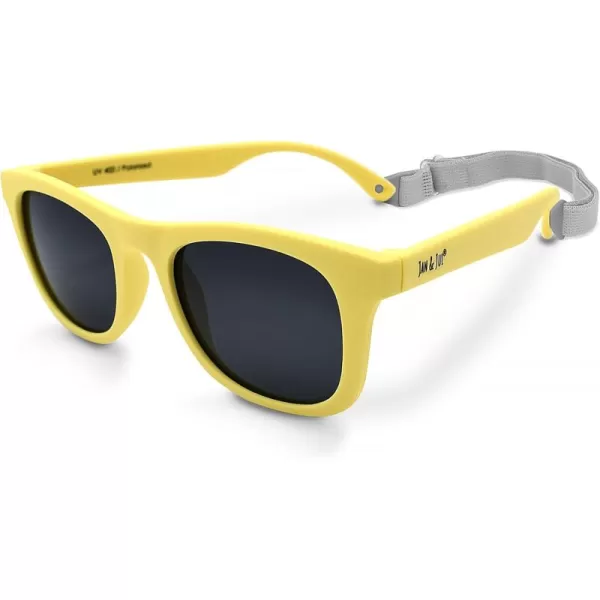 imageJAN ampamp JUL Baby Toddler Kids Flexible UV400 Polarized Sunglasses with Strap for Girls BoysLemonade