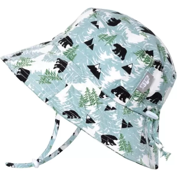 imageJAN ampamp JUL GrowwithMe Cotton Bucket SunHat for Baby and KidsBear