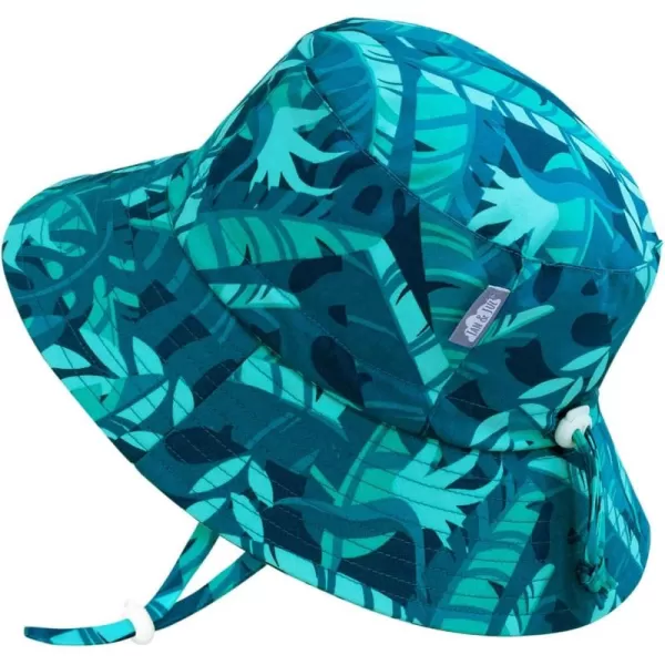 imageJAN ampamp JUL GrowwithMe Cotton Bucket SunHat for Baby and KidsCool Tropical