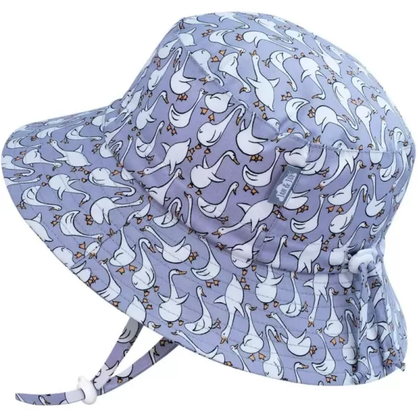 imageJAN ampamp JUL GrowwithMe Cotton Bucket SunHat for Baby and KidsGoose