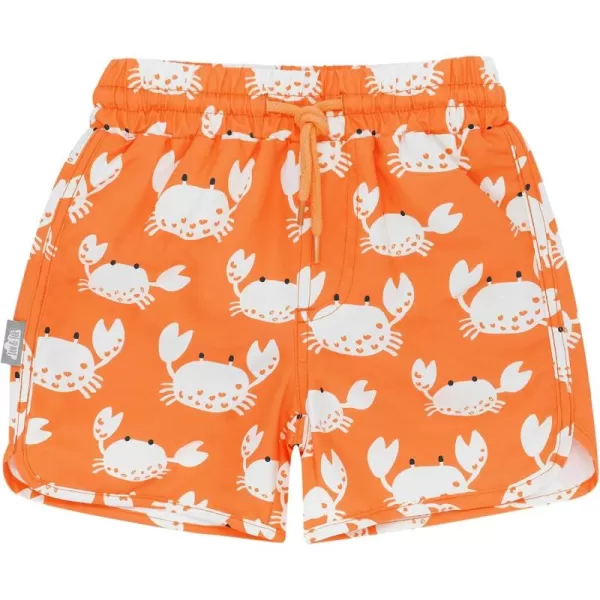 imageJAN ampamp JUL UV Swim Shorts and Long Sleeve UV Shirt for ToddlersSwim Shorts Crabby Crab