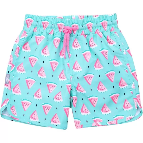 imageJAN ampamp JUL UV Swim Shorts and Long Sleeve UV Shirt for ToddlersSwim Shorts Watermelon