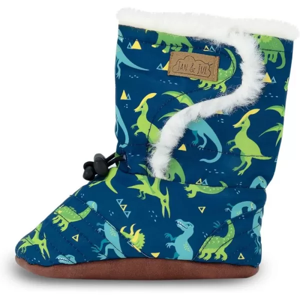 imageJAN ampamp JUL WaterResistant Winter Booties for Babies and ToddlersDinoland