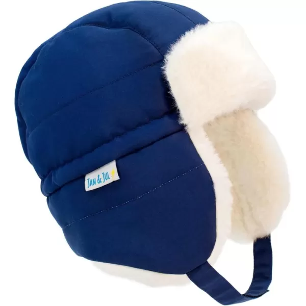 imageJAN ampamp JUL Waterproof Winter Hat for Babies and KidsNebula Blue  No Toggle