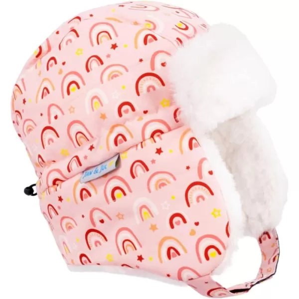 imageJAN ampamp JUL Waterproof Winter Hat for Babies and KidsPink Rainbow