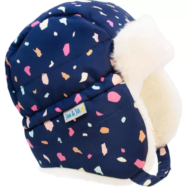 imageJAN ampamp JUL Waterproof Winter Hat for Babies and KidsTerrazzo  No Toggle