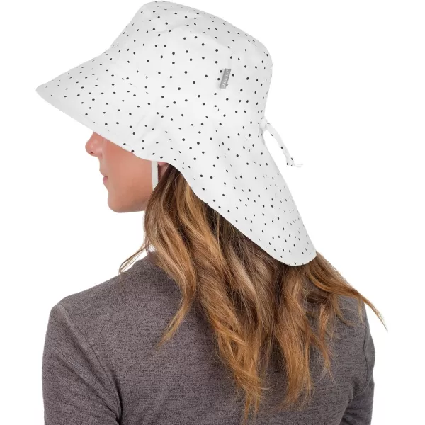 imageJAN ampamp JUL 100 Cotton Adjustable Sun Hat with UV Protection for WomenCotton Adventure Dots