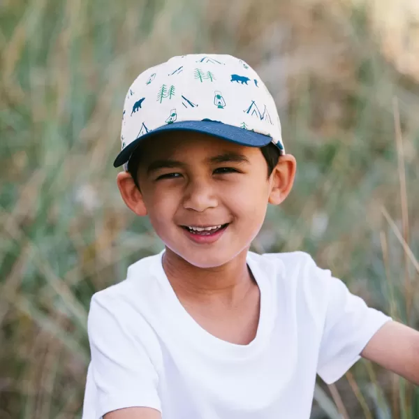 imageJAN ampamp JUL 50UPF Cotton Baseball Cap Baby Toddler KidsBear Camp