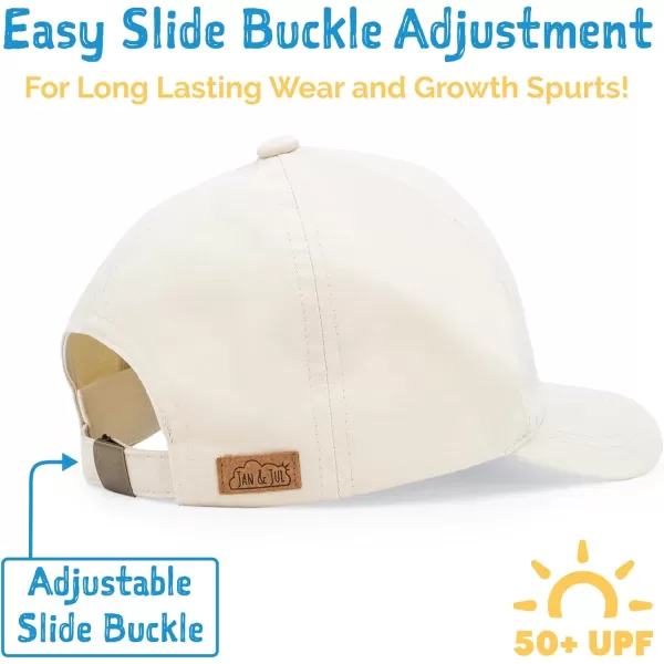 imageJAN ampamp JUL 50UPF Cotton Baseball Cap Baby Toddler KidsBeige