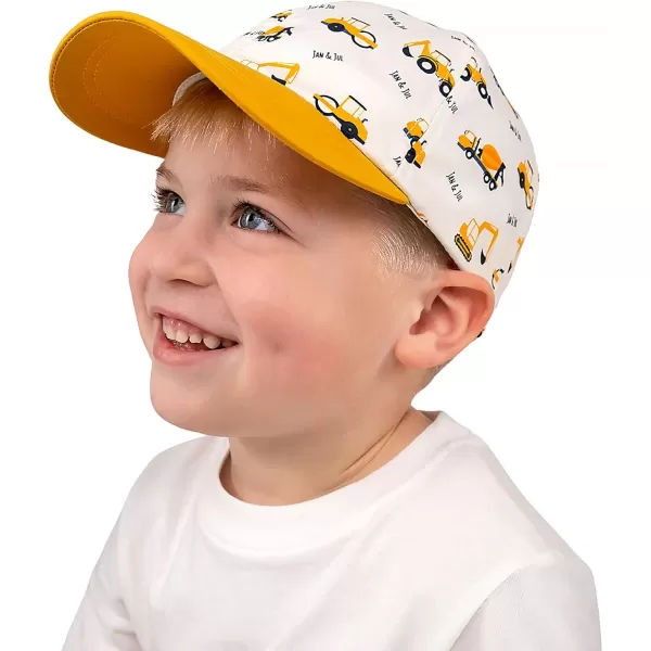 imageJAN ampamp JUL 50UPF Cotton Baseball Cap Baby Toddler KidsLittle Diggers
