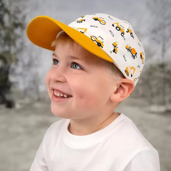 imageJAN ampamp JUL 50UPF Cotton Baseball Cap Baby Toddler KidsLittle Diggers