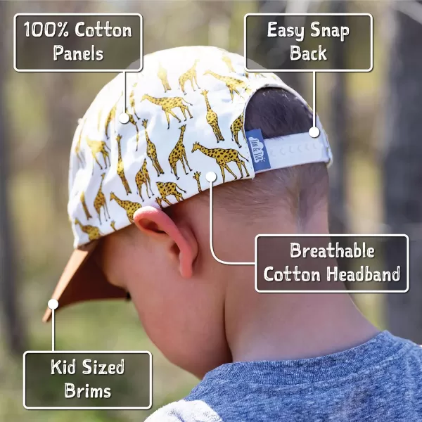 imageJAN ampamp JUL 50UPF Cotton Baseball Cap Baby Toddler KidsLittle Diggers