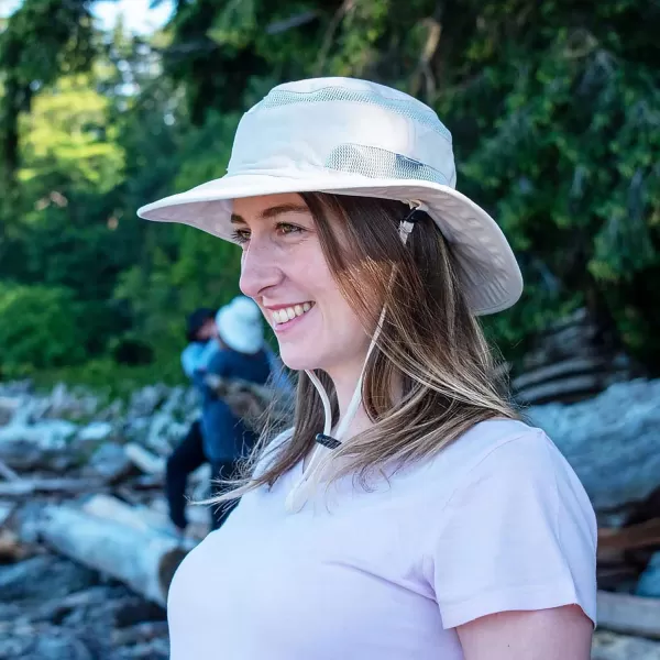 imageJAN ampamp JUL Jasper Hat  50 UPF Outdoor Hat with Mesh PanelsFoldable Jasper Hat Beige