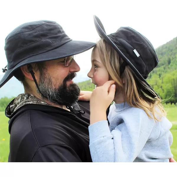 imageJAN ampamp JUL Jasper Hat  50 UPF Outdoor Hat with Mesh PanelsFoldable Jasper Hat Black
