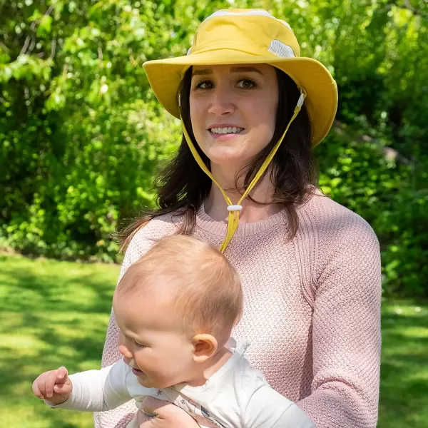 imageJAN ampamp JUL Jasper Hat  50 UPF Outdoor Hat with Mesh PanelsFoldable Jasper Hat Yellow