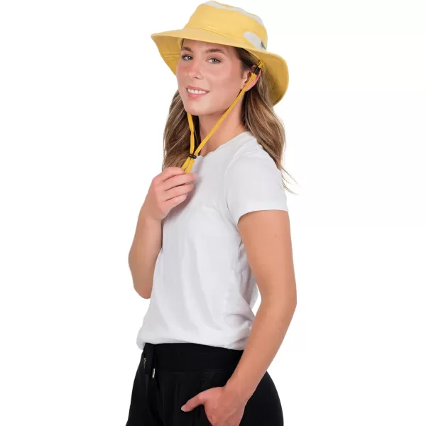 imageJAN ampamp JUL Jasper Hat  50 UPF Outdoor Hat with Mesh PanelsFoldable Jasper Hat Yellow