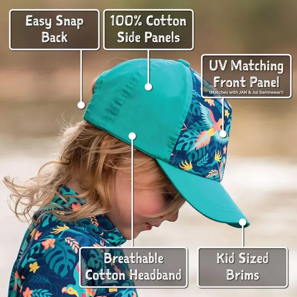 imageJAN ampamp JUL Kids Adjustable Xplorer Baseball CapSummer Citrus