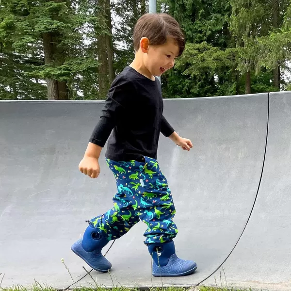 imageJAN ampamp JUL Kids Toddlers Boys Girls Cozy Dry WaterProof Rain Snow PantsFleecelined Dinoland