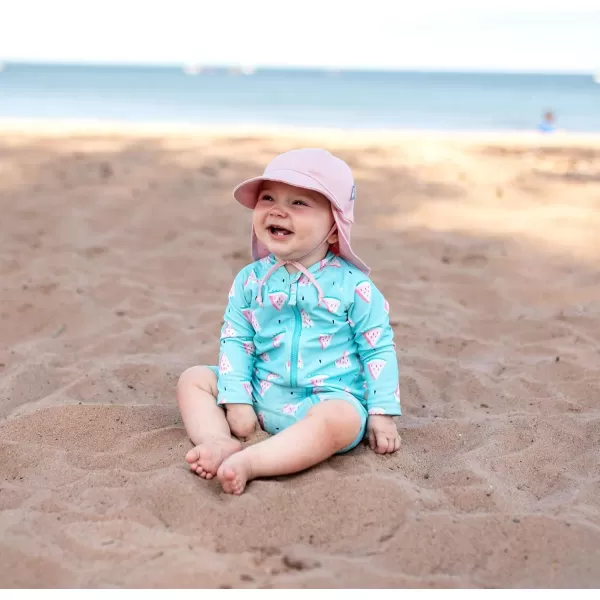 imageJAN ampamp JUL Long Sleeve 1pc UV Jumpsuit Rash Guard Baby ToddlerWatermelon