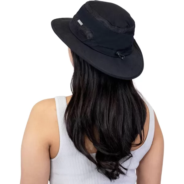 imageJAN ampamp JUL Sunhat for Women Men with UV Protection Cowboy Style Jasper Black M