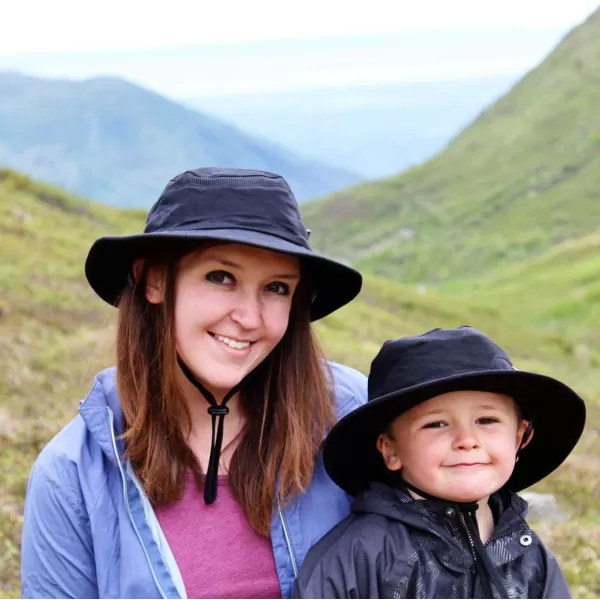 imageJAN ampamp JUL Sunhat for Women Men with UV Protection Cowboy Style Jasper Black M