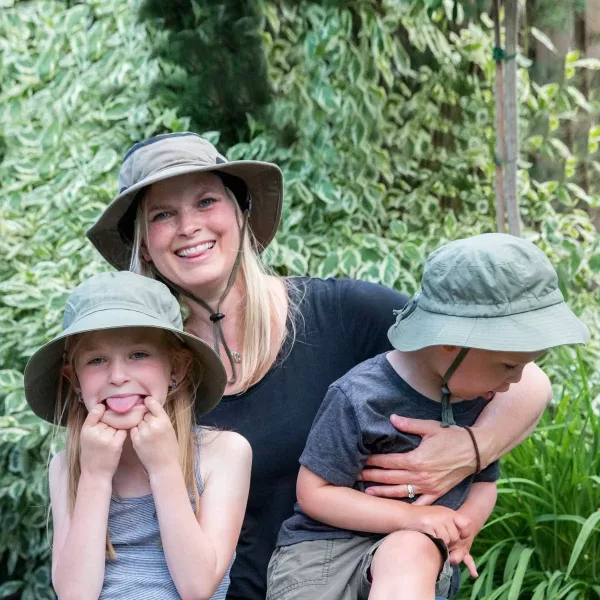 imageJAN ampamp JUL Unisex SunHats for Summer with UV Protection Strap Jasper Army Green M