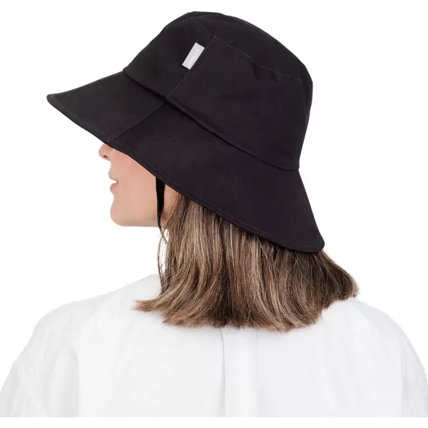 imageJAN ampamp JUL Water Repellent Bucket Sun Hat with UV Protection for WomenBlack
