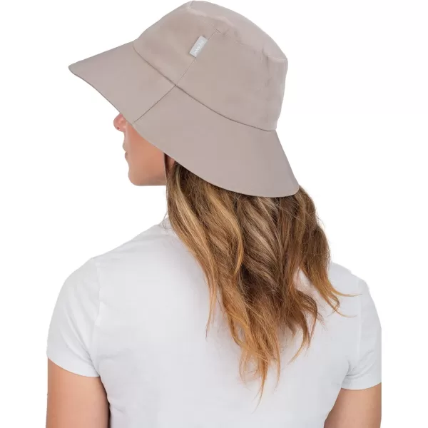 imageJAN ampamp JUL Water Repellent Bucket Sun Hat with UV Protection for WomenTaupe