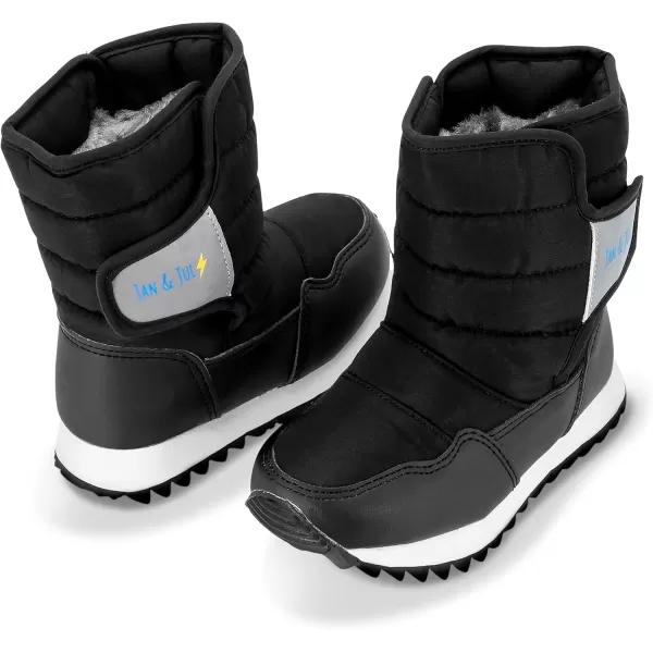 imageJAN ampamp JUL WaterResistant Snow Boots for Toddlers and KidsToastydry Tall Black