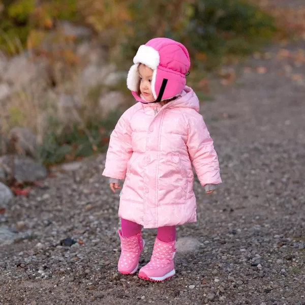 imageJAN ampamp JUL WaterResistant Snow Boots for Toddlers and KidsToastydry Tall Dusty Pink