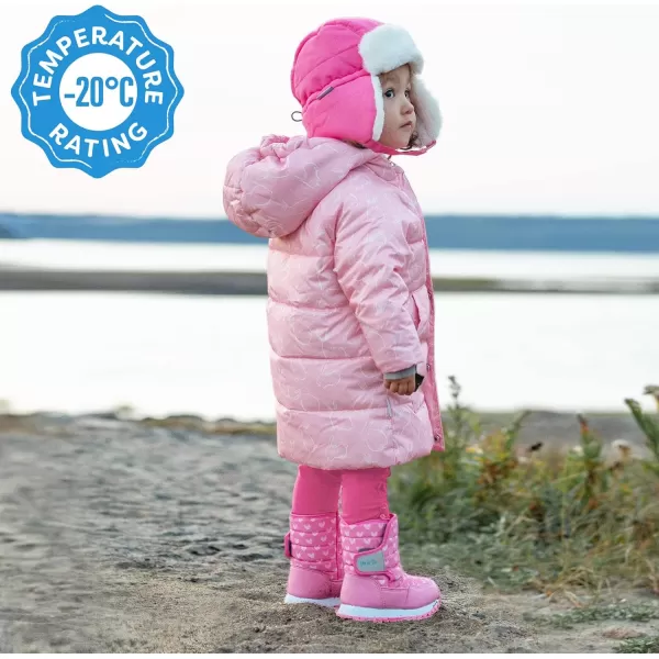imageJAN ampamp JUL WaterResistant Snow Boots for Toddlers and KidsToastydry Tall Dusty Pink