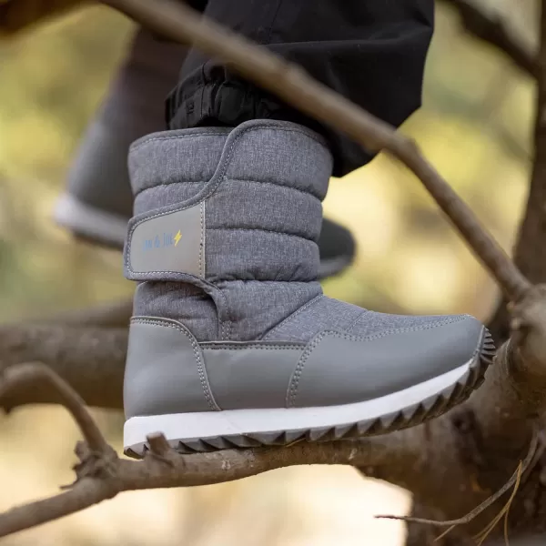 imageJAN ampamp JUL WaterResistant Snow Boots for Toddlers and KidsToastydry Tall Heather Grey