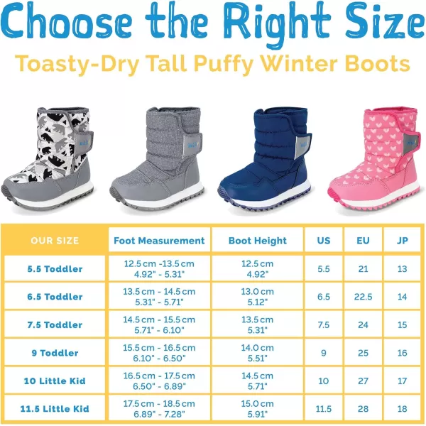 imageJAN ampamp JUL WaterResistant Snow Boots for Toddlers and KidsToastydry Tall Neon Peaks