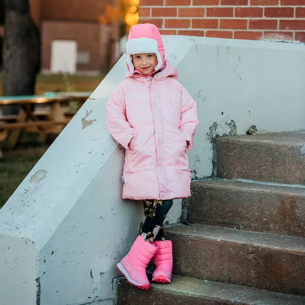 imageJAN ampamp JUL WaterResistant Snow Boots for Toddlers and KidsToastydry Tall Watermelon Pink