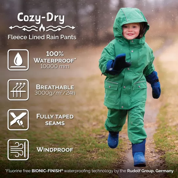 imageJAN ampamp JUL Waterproof Fleece Lined Snow and Rain Pants for Toddlers and KidsCozydry Bear