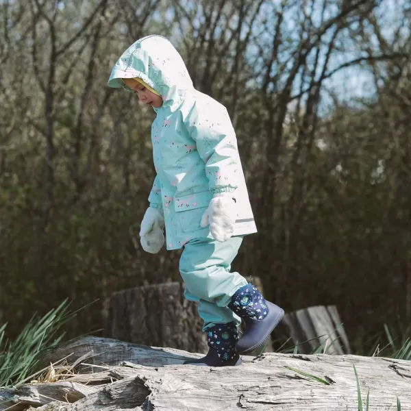 imageJAN ampamp JUL Waterproof Fleece Lined Snow and Rain Pants for Toddlers and KidsCozydry Dusty Mint