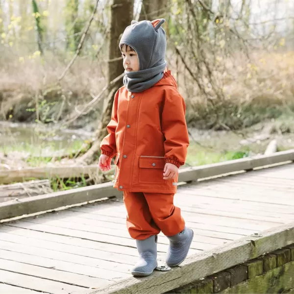 imageJAN ampamp JUL Waterproof Fleece Lined Snow and Rain Pants for Toddlers and KidsCozydry Terracotta