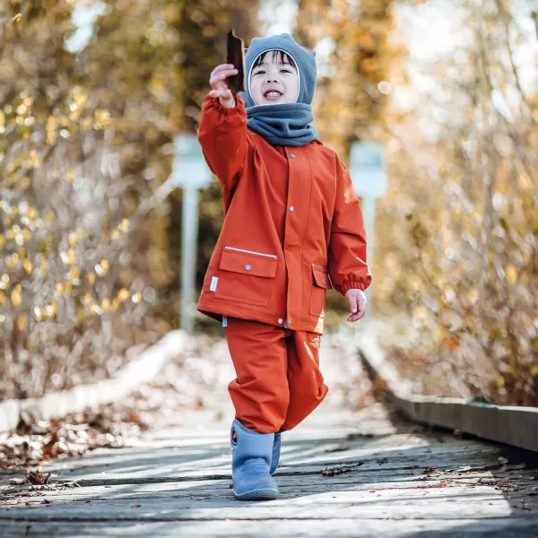 imageJAN ampamp JUL Waterproof Fleece Lined Snow and Rain Pants for Toddlers and KidsCozydry Terracotta