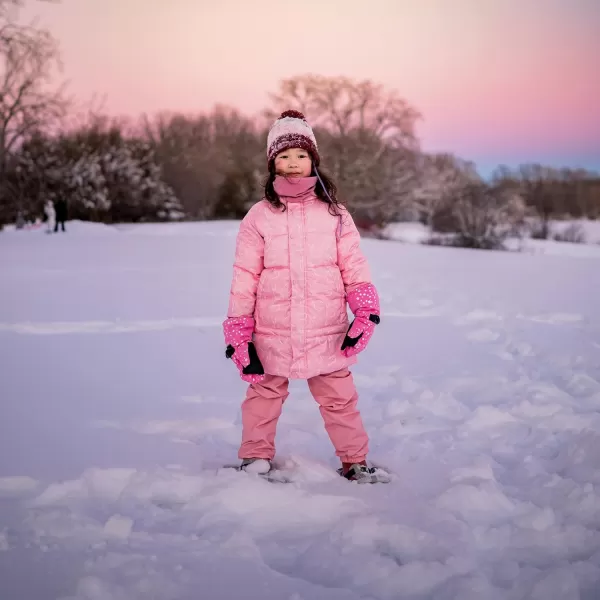 imageJAN ampamp JUL Waterproof Fleece Lined Snow and Rain Pants for Toddlers and KidsFleecelined Dusty Pink