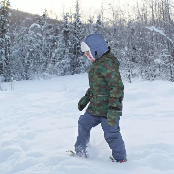 imageJAN ampamp JUL Waterproof Fleece Lined Snow and Rain Pants for Toddlers and KidsFleecelined Heather Grey