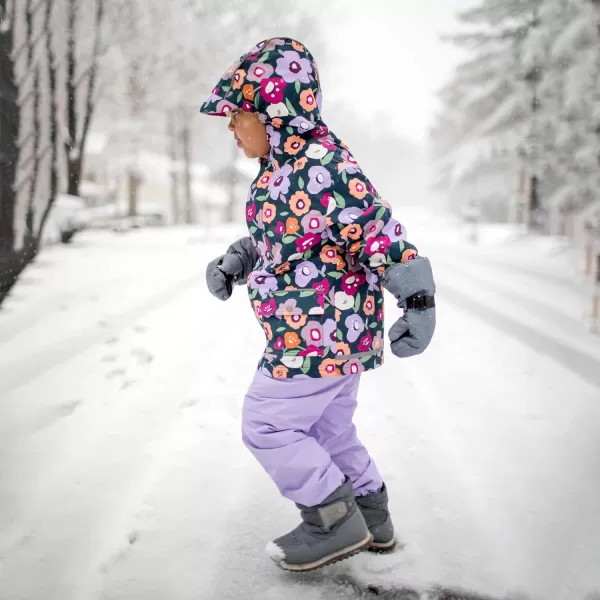 imageJAN ampamp JUL Waterproof Fleece Lined Snow and Rain Pants for Toddlers and KidsFleecelined Lavender