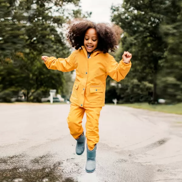 imageJAN ampamp JUL Waterproof Fleece Lined Snow and Rain Pants for Toddlers and KidsFleecelined Yellow