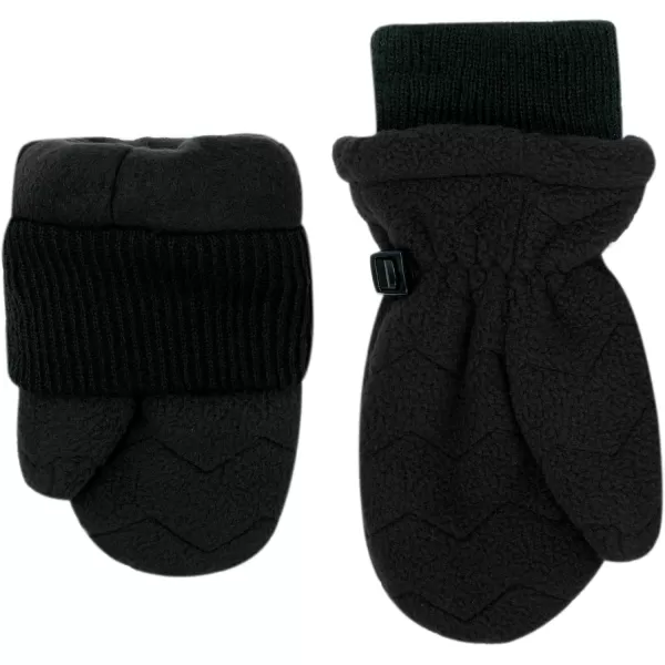 imageJAN ampamp JUL Winter Fleece Mittens for Baby and ToddlerBlack