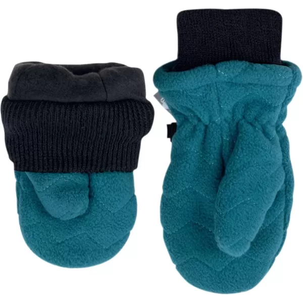 imageJAN ampamp JUL Winter Fleece Mittens for Baby and ToddlerBlue Spruce