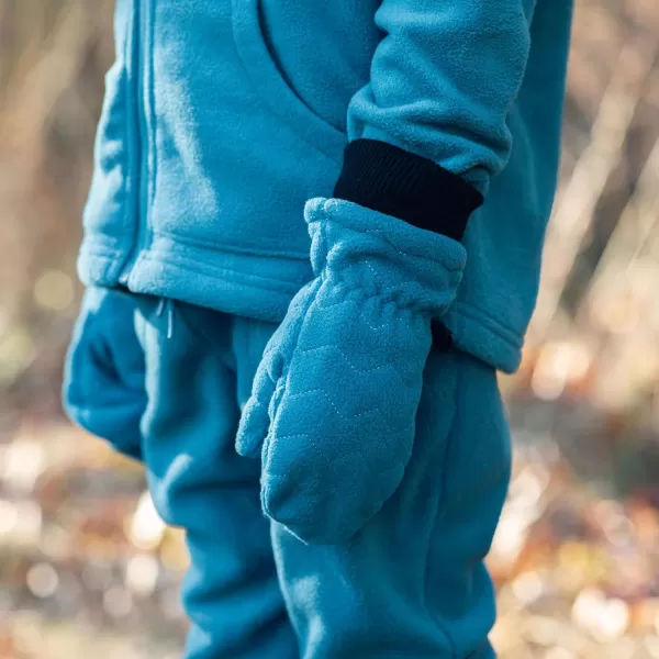 imageJAN ampamp JUL Winter Fleece Mittens for Baby and ToddlerBlue Spruce