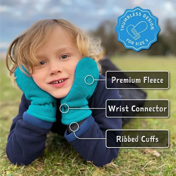 imageJAN ampamp JUL Winter Fleece Mittens for Baby and ToddlerCream