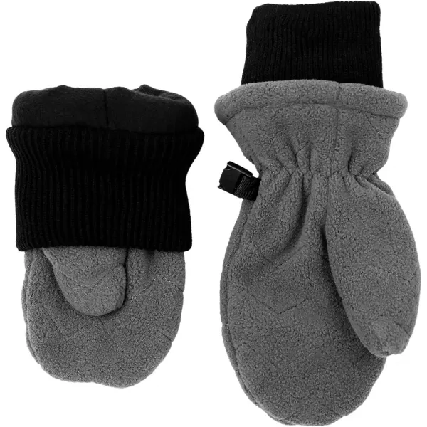 imageJAN ampamp JUL Winter Fleece Mittens for Baby and ToddlerDark Grey