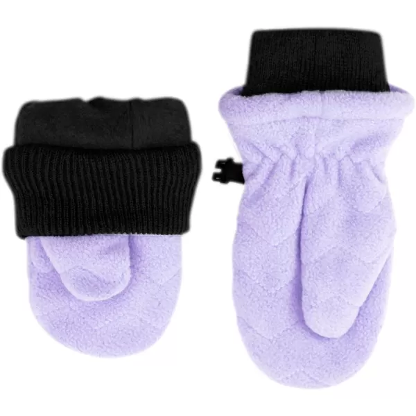 imageJAN ampamp JUL Winter Fleece Mittens for Baby and ToddlerLavender